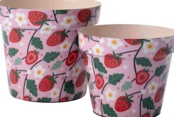 Intratuin bloempot Efi roze D 15 H 13 cm