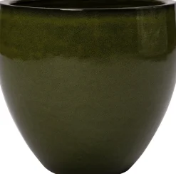 Intratuin bloempot Egg groen D 42 H 37 cm