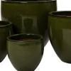 Intratuin bloempot Egg groen D 28 H 25 cm