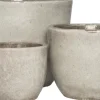 Intratuin bloempot eivorm grijs D 30,5 H 24,5 cm