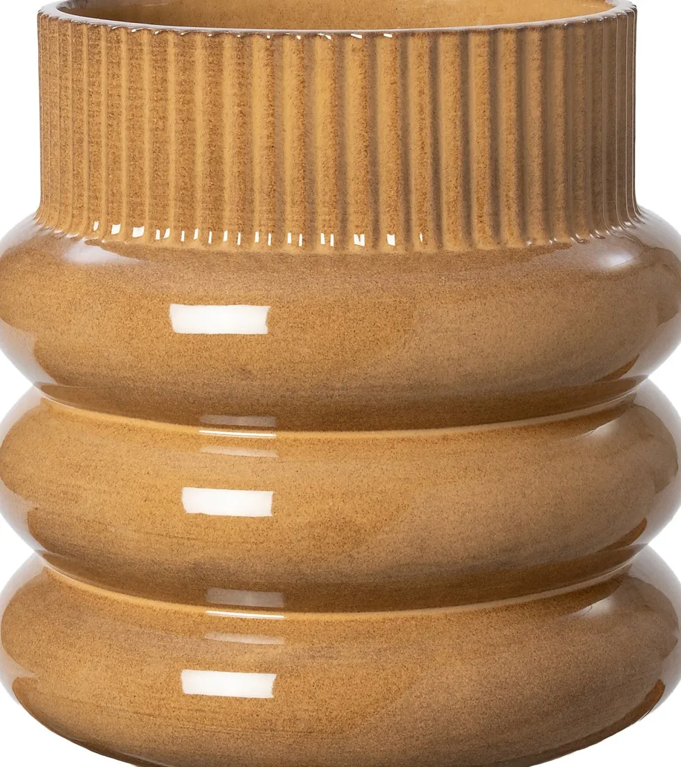 Intratuin bloempot Elen bruin D 21 H 22,5 cm