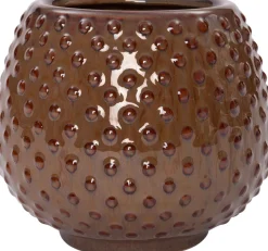 Intratuin bloempot Elisabeth bruin D 15,5 H 13,5 cm