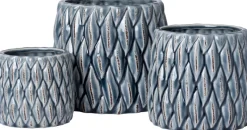 Intratuin bloempot Elle blauw D 16,7 H 14,5 cm