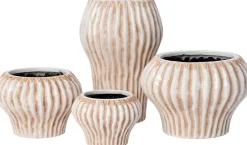Intratuin bloempot Emaar crème D 18 H 27 cm