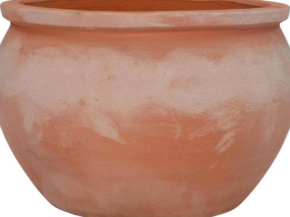 Intratuin bloempot Eunice terracotta D 26 H 15 cm