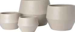 Intratuin bloempot Fara beige D 34 H 24,5 cm