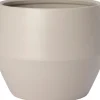 Intratuin bloempot Fara beige D 54 H 41 cm
