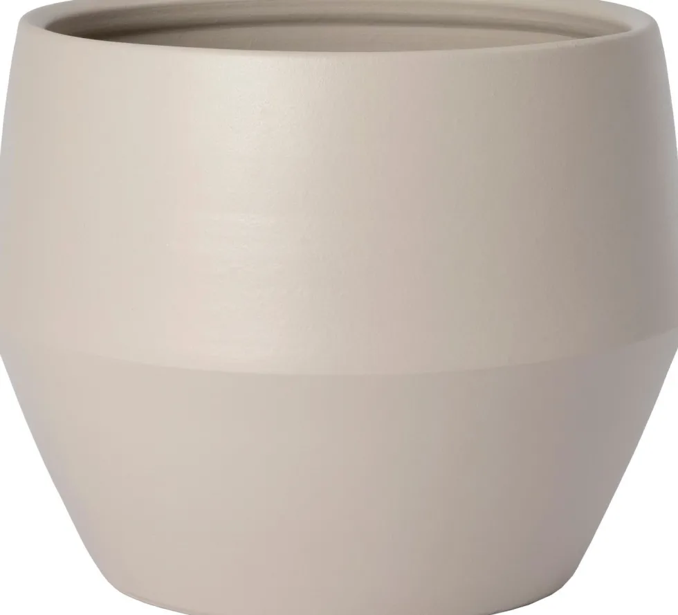 Intratuin bloempot Fara beige D 44 H 35 cm