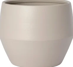 Intratuin bloempot Fara beige D 29 H 20 cm