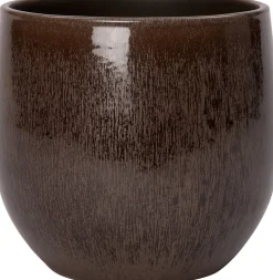 Intratuin bloempot Feda bruin D 16 H 16 cm