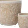 Intratuin bloempot Feline beige D 7 H 6,5 cm