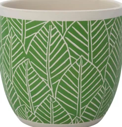 Intratuin bloempot Feline groen D 7 H 6,5 cm