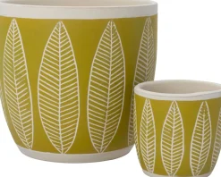 Intratuin bloempot Feline licht groen D 13,5 H 12,5 cm