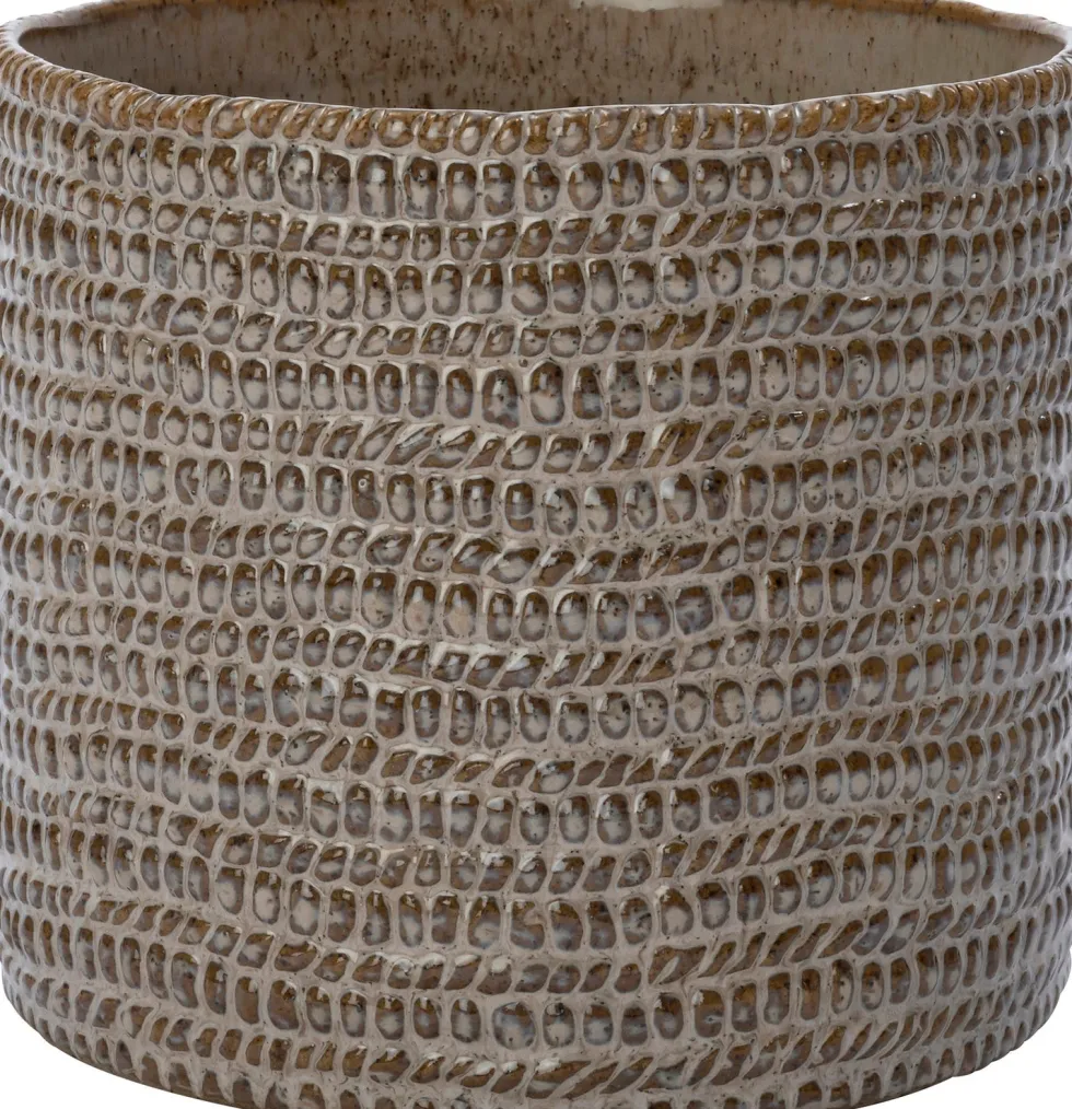 Intratuin bloempot Fem bruin D 17,5 H 15 cm