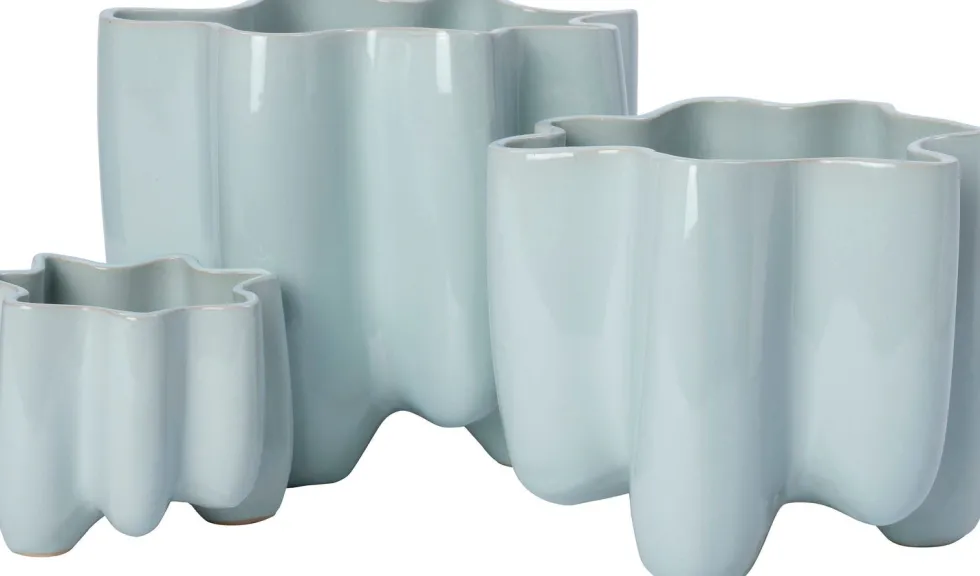 Intratuin bloempot Fes blauw D 16,5 H 14,5 cm