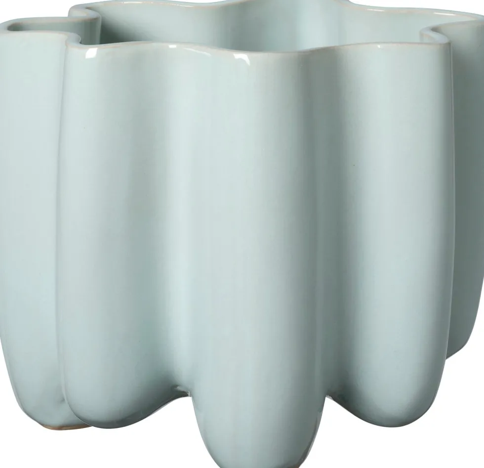 Intratuin bloempot Fes blauw D 16,5 H 14,5 cm