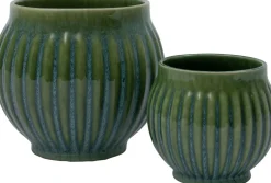 Intratuin bloempot Figo groen D 18 H 22 cm