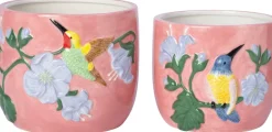 Intratuin bloempot Fiks roze D 15,5 H 13 cm
