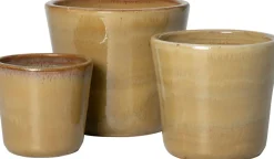 Intratuin bloempot Fleur beige D 23 H 22 cm