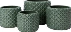 Intratuin bloempot Floris groen D 20 H 18 cm