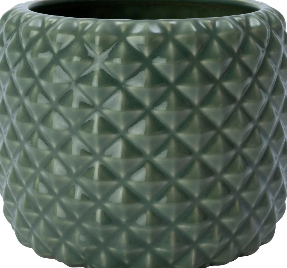 Intratuin bloempot Floris groen D 20 H 18 cm