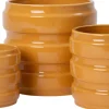 Intratuin bloempot Flow geel D 18 H 18 cm