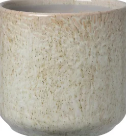 Intratuin bloempot Frost beige D 15 H 15 cm