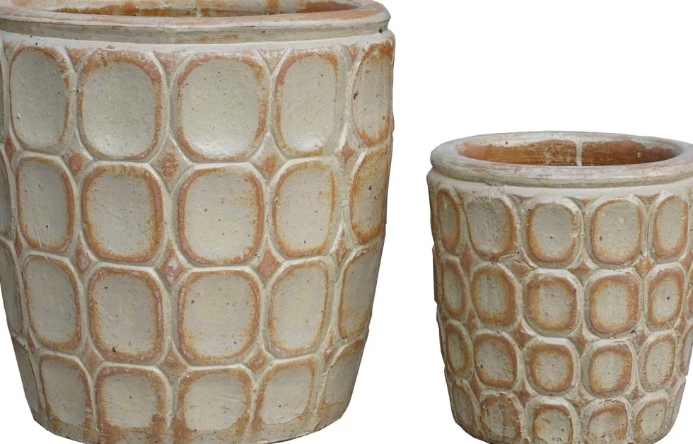 Intratuin bloempot Gabriel beige D 39 H 38 cm