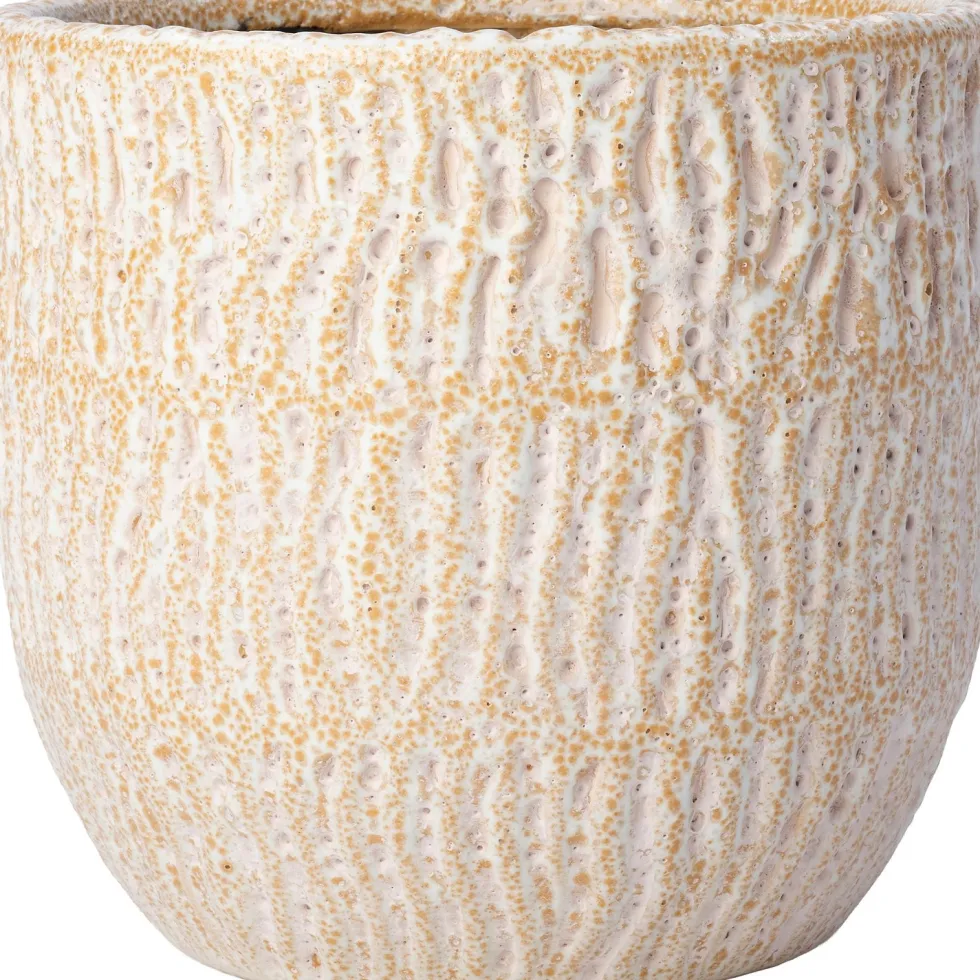 Intratuin bloempot Galen beige D 19 H 18 cm