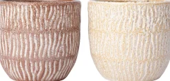 Intratuin bloempot Galen beige D 19 H 18 cm