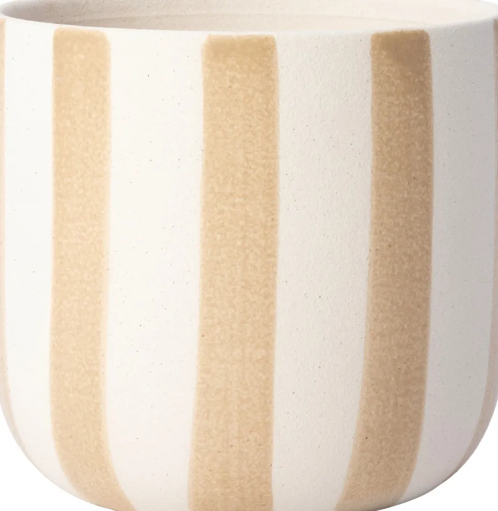 Intratuin bloempot Ginny beige D 14 H 12,3 cm