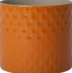 Intratuin bloempot Goos oranje D 14,5 H 12,8 cm