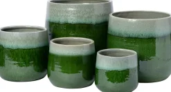 Intratuin bloempot Goro groen D 29 H 27 cm