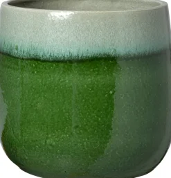 Intratuin bloempot Goro groen D 21 H 19 cm