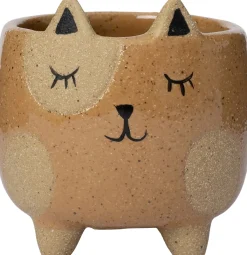 Intratuin bloempot Hailey beige D 6,4 H 6,5 cm