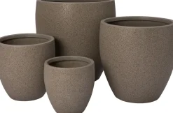 Intratuin bloempot Hanneke grijs D 44 H 44 cm
