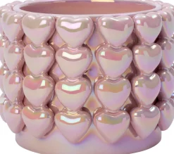 Intratuin bloempot Hartjes roze D 19 H 14 cm