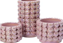 Intratuin bloempot Hartjes roze D 19 H 14 cm