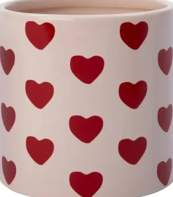 Intratuin bloempot Hartjes roze D 8 H 8 cm