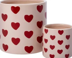 Intratuin bloempot Hartjes roze D 8 H 8 cm