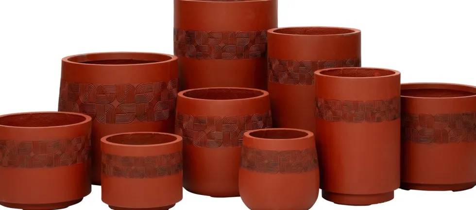 Intratuin bloempot Henry terracotta D 37 H 31 cm