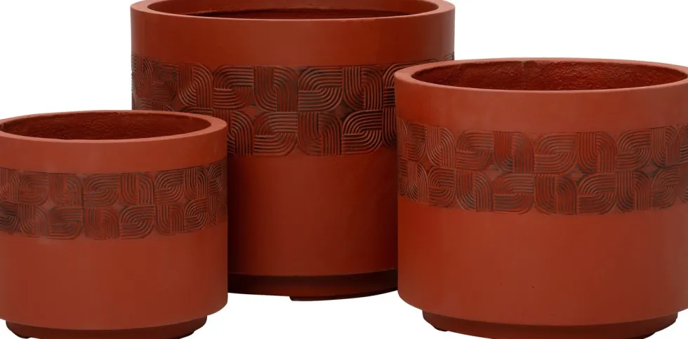 Intratuin bloempot Henry terracotta D 37 H 31 cm