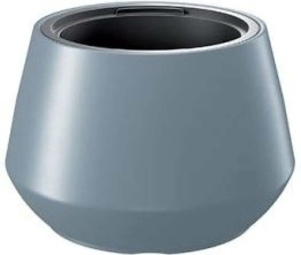 Intratuin bloempot Heos grijs D 43,6 H 29,9 cm