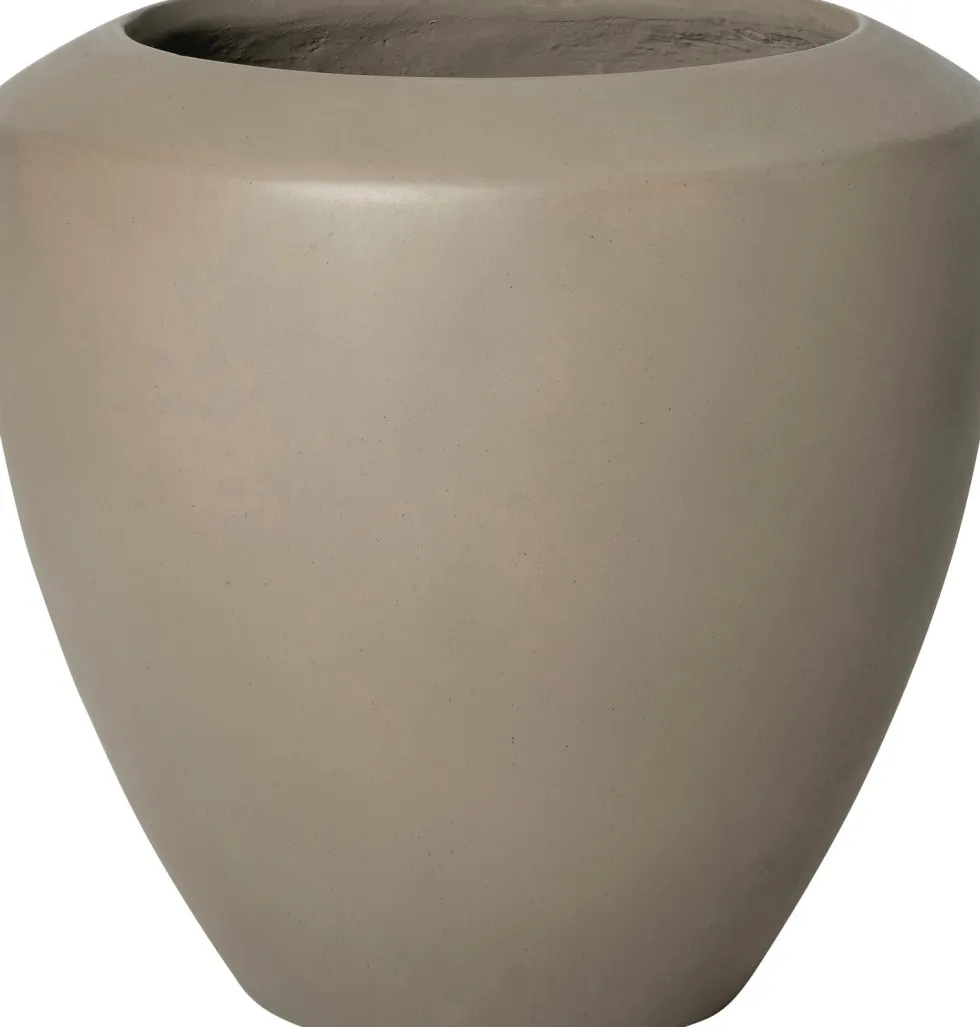 Intratuin bloempot Ibiza donkergrijs D 42 H 40 cm