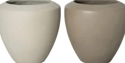Intratuin bloempot Ibiza donkergrijs D 56 H 54 cm