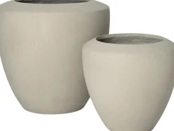 Intratuin bloempot Ibiza lichtgrijs D 42 H 40 cm