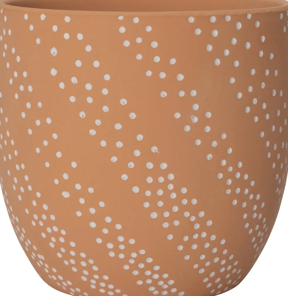 Intratuin bloempot Ids terracotta D 13,5 H 12,5 cm