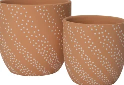 Intratuin bloempot Ids terracotta D 13,5 H 12,5 cm