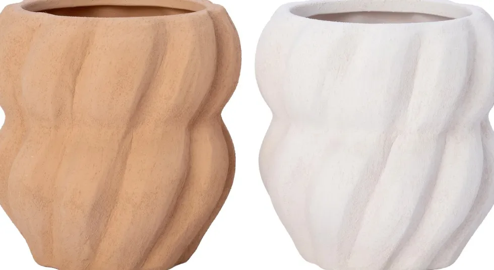 Intratuin bloempot Irina bruin D 14,5 H 14 cm