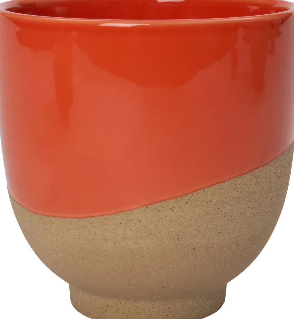 Intratuin bloempot Jade rood D 7,3 H 7 cm